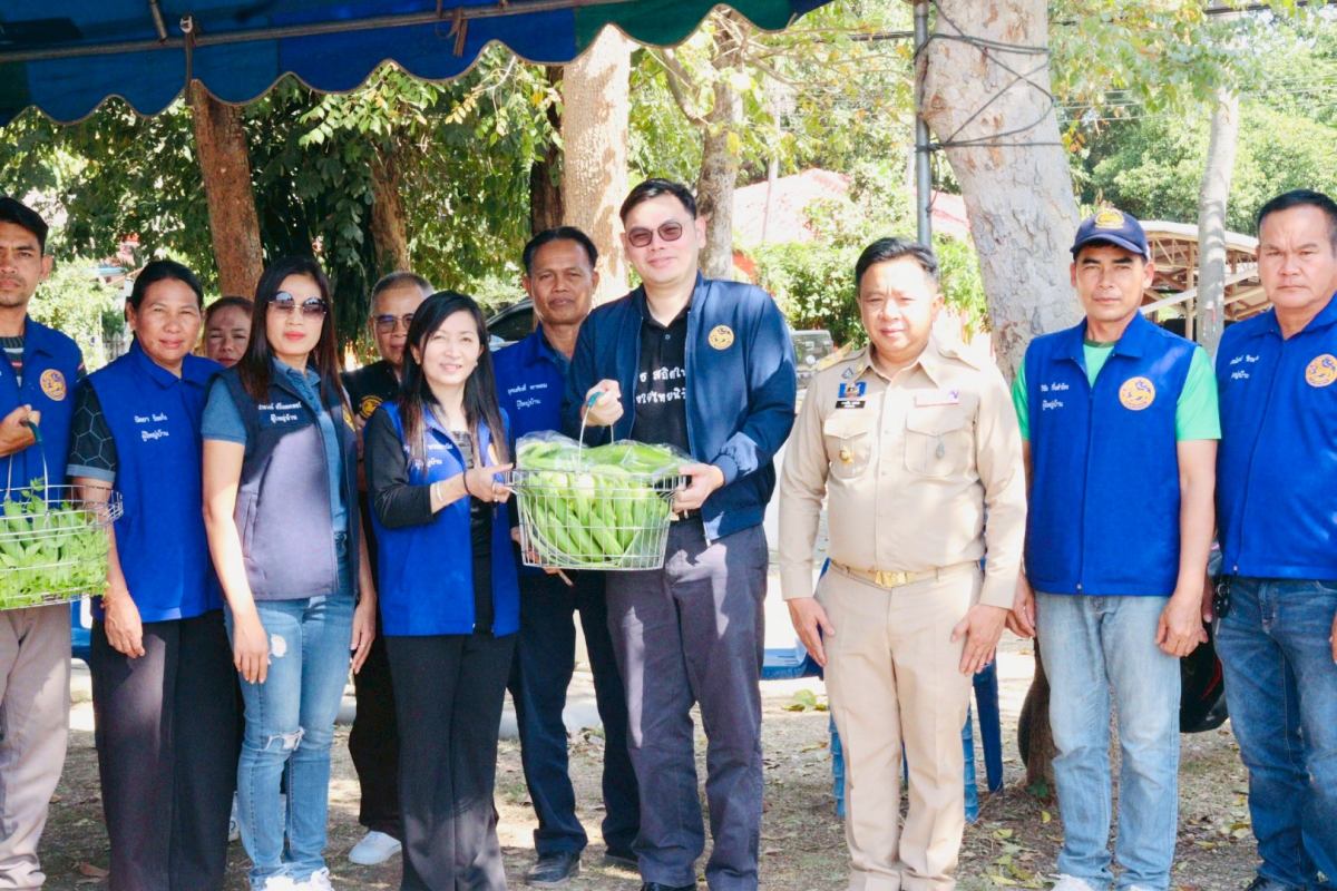  นายอำเภอวังน้ำเขียวลงพื้นที่ตรวจเยี่ยมให้กำลังใจผู้ปฏิบัติงาน ณ จุดตรวจ/จุดบริการประชาชน เทศกาลปีใหม่ พ.ศ.2569