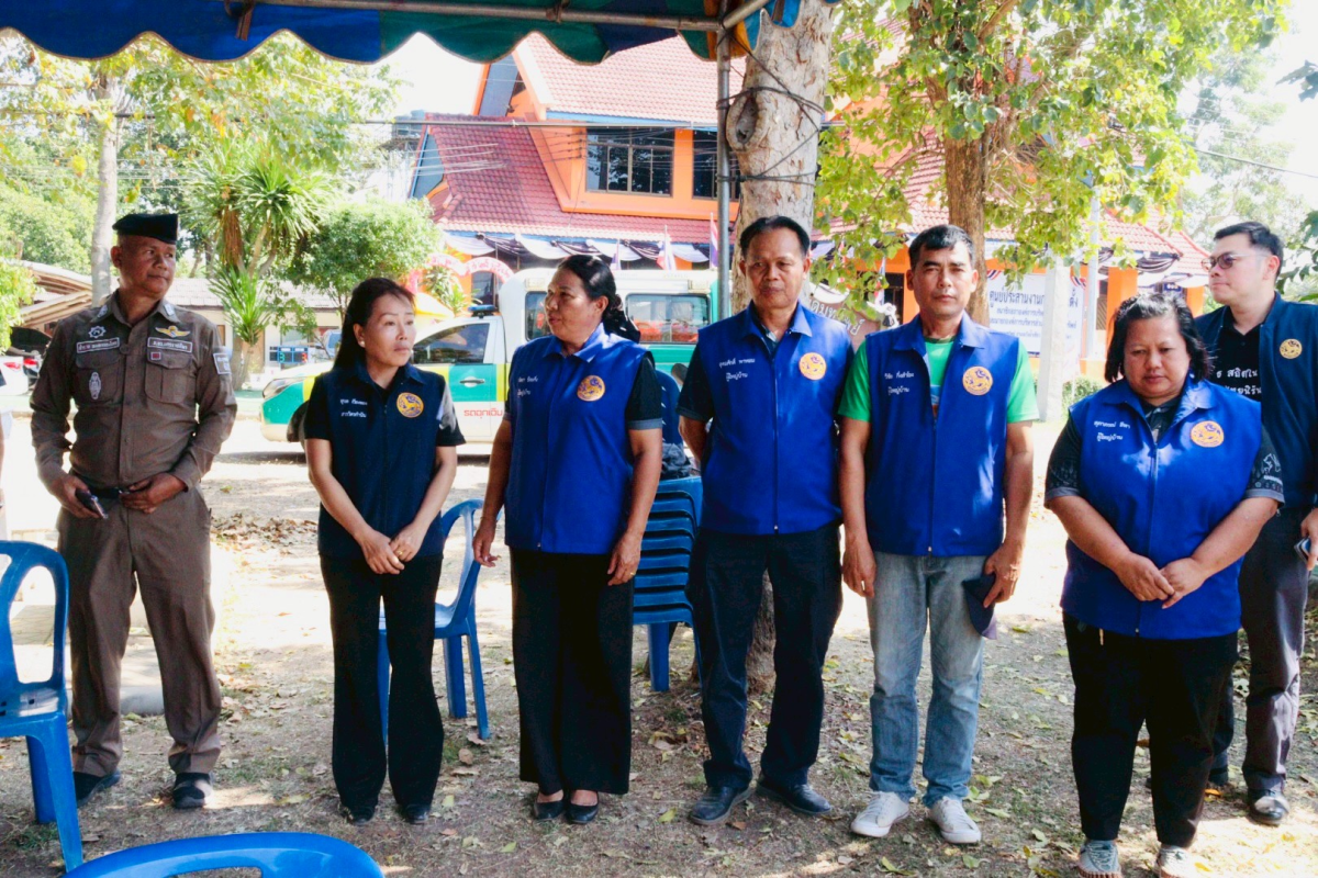  นายอำเภอวังน้ำเขียวลงพื้นที่ตรวจเยี่ยมให้กำลังใจผู้ปฏิบัติงาน ณ จุดตรวจ/จุดบริการประชาชน เทศกาลปีใหม่ พ.ศ.2569