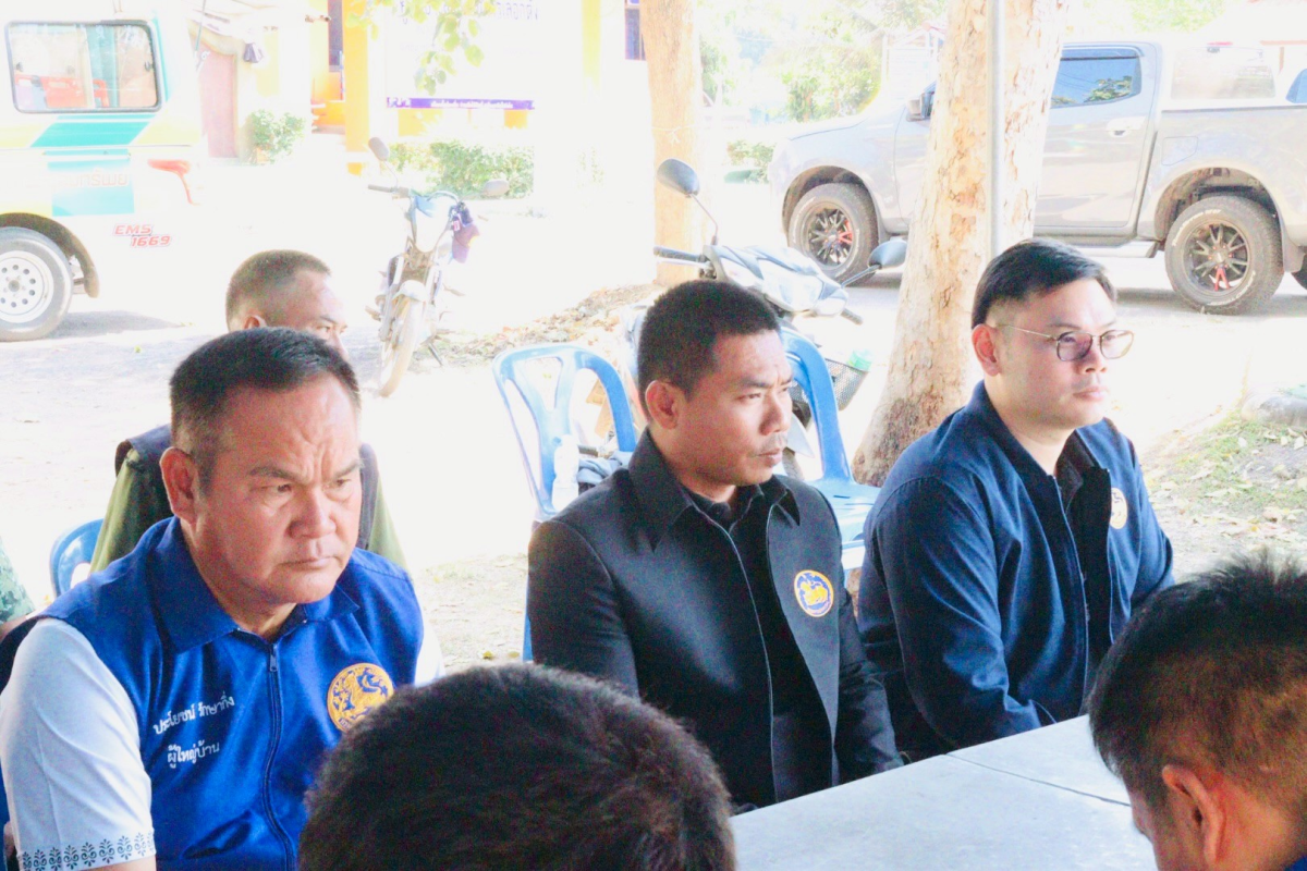  นายอำเภอวังน้ำเขียวลงพื้นที่ตรวจเยี่ยมให้กำลังใจผู้ปฏิบัติงาน ณ จุดตรวจ/จุดบริการประชาชน เทศกาลปีใหม่ พ.ศ.2569