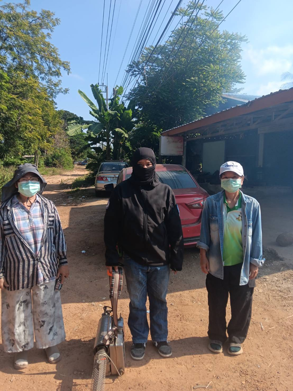 กิจกรรมฉีดพ่นหมอกควันกำจัดลูกน้ำยุงลาย บ้านวังน้ำเขียว ม.9