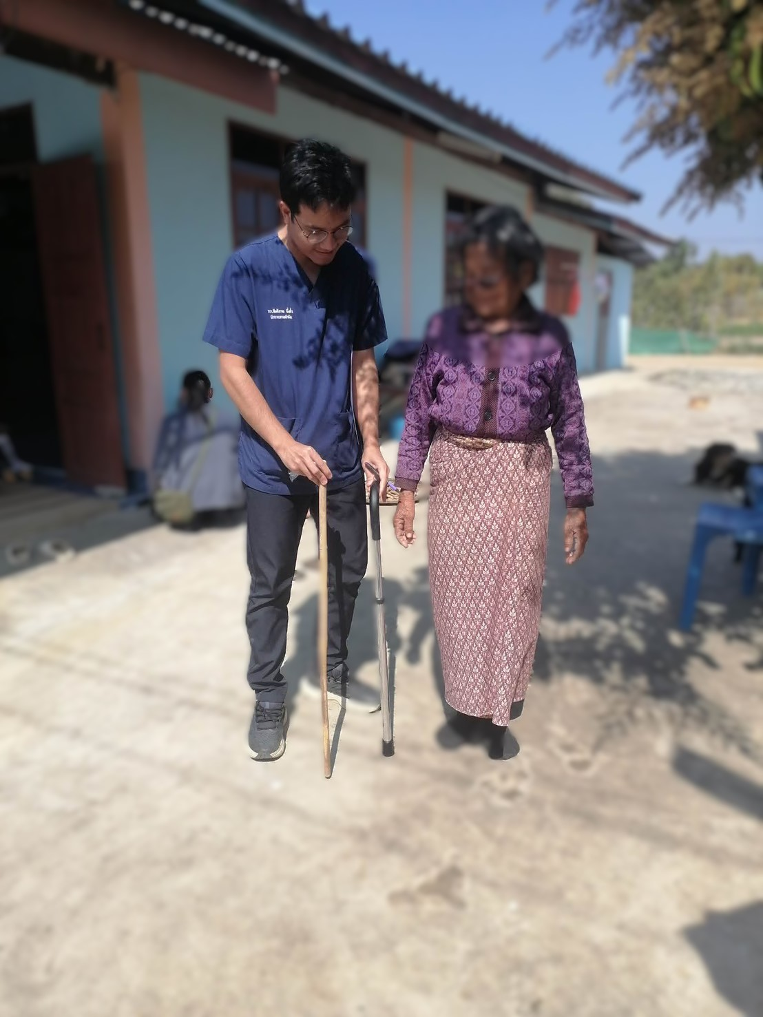 โครงการเยี่ยมบ้านผู้สูงอายุ ผู้พิการและผู้ป่วย IMC ของ อบต อุดมทรัพย์