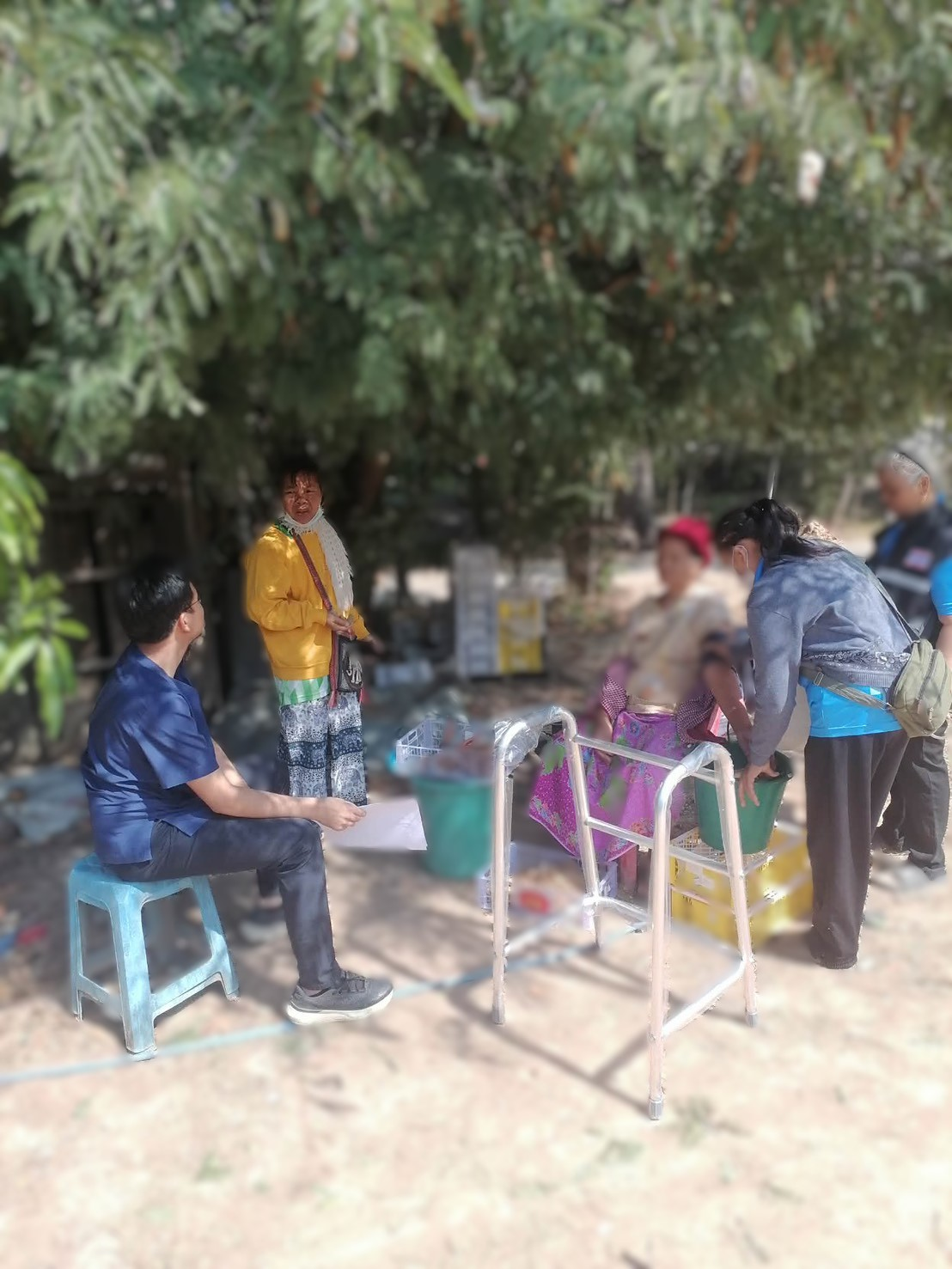 โครงการเยี่ยมบ้านผู้สูงอายุ ผู้พิการและผู้ป่วย IMC ของ อบต อุดมทรัพย์