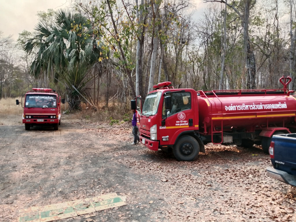 ควบคุมสถานการณ์ ป้องกันการลุกลามของไฟป่า