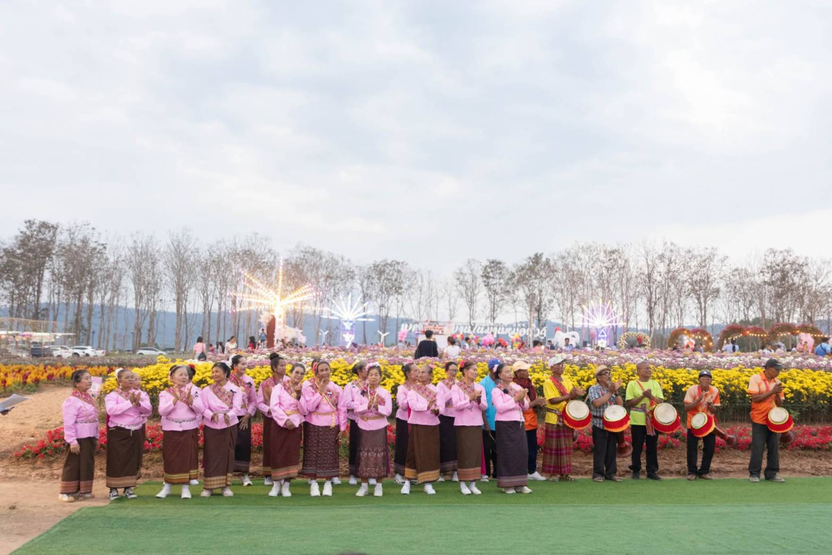 พิธีเปิดเทศกาลเบญจมาศบานในม่านหมอก ครั้งที่ 24