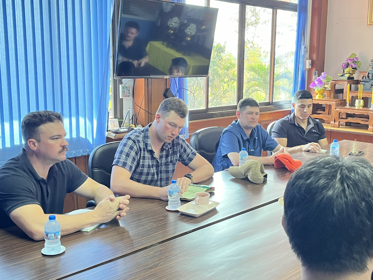 ประสานความร่วมมือระหว่าง อบต.อุดมทรัพย์และกองกำลัง Cobra Gold 2026 ในด้านการป้องกันและบรรเทาสาธารณภัย