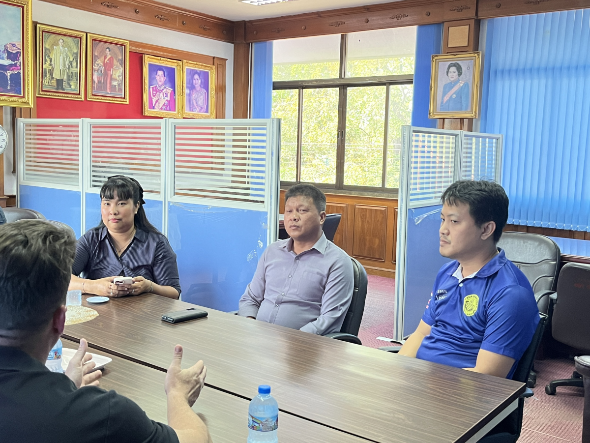 ประสานความร่วมมือระหว่าง อบต.อุดมทรัพย์และกองกำลัง Cobra Gold 2026 ในด้านการป้องกันและบรรเทาสาธารณภัย