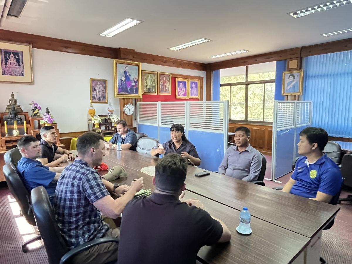 ประสานความร่วมมือระหว่าง อบต.อุดมทรัพย์และกองกำลัง Cobra Gold 2026 ในด้านการป้องกันและบรรเทาสาธารณภัย