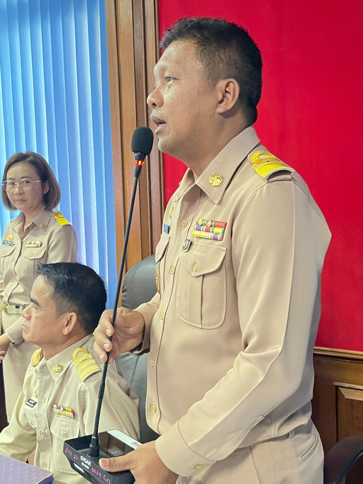 ประชุมสภาองค์การบริหารส่วนตำบลอุดมทรัพย์ ครั้งแรก