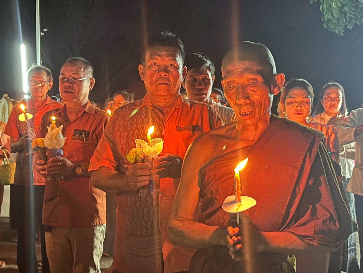 โครงการจัดงานสืบสานประเพณีบายศรี สู่ขวัญข้าว /รับขวัญต้นกล้าวัฒนธรรม (ผู้มีบุญเกิดใหม่) และร่วมกิจกรรมเวียนเทียนในวันมาฆะบูชา