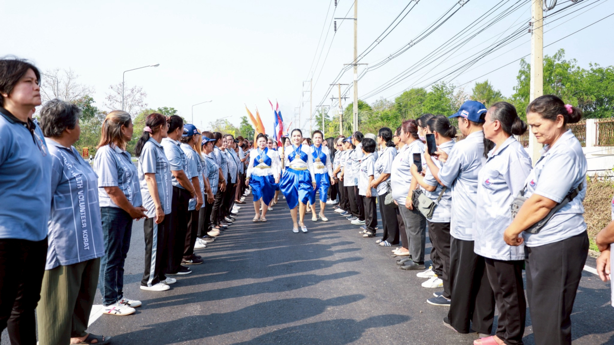 พิธีวิ่งคบไฟเพื่อนำไปประกอบพิธีเปิดงานย่าโม พ.ศ. 2569