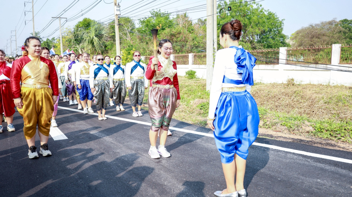 พิธีวิ่งคบไฟเพื่อนำไปประกอบพิธีเปิดงานย่าโม พ.ศ. 2569