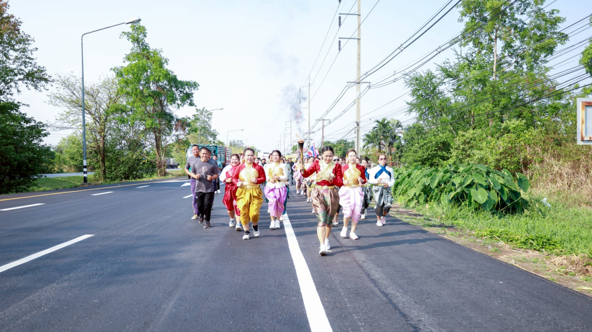 พิธีวิ่งคบไฟเพื่อนำไปประกอบพิธีเปิดงานย่าโม พ.ศ. 2569
