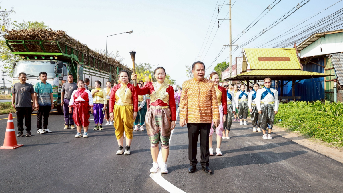 พิธีวิ่งคบไฟเพื่อนำไปประกอบพิธีเปิดงานย่าโม พ.ศ. 2569