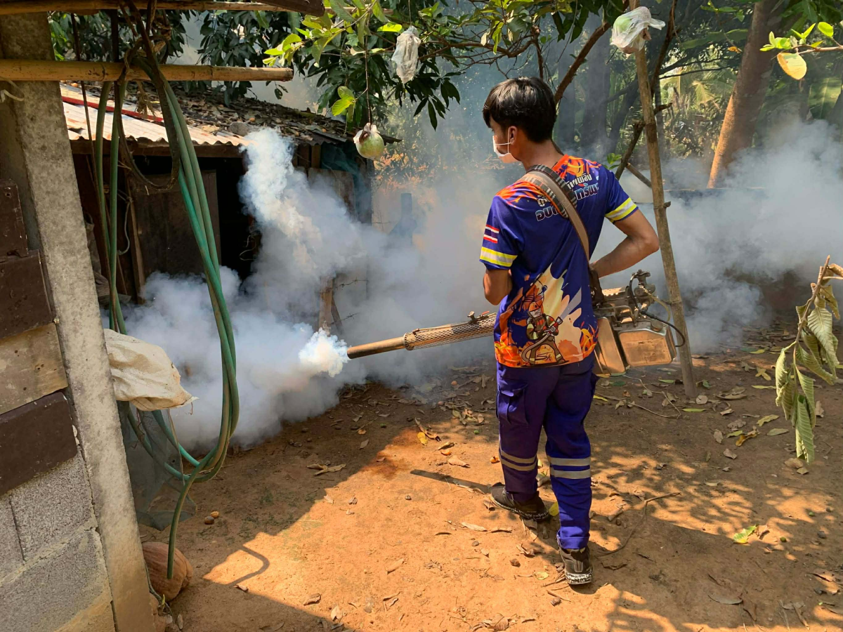 กิจกรรมฉีดพ่นหมอกควันป้องกันและควบคุมโรคไข้เลือดออก  ประจำปี พ.ศ.2569