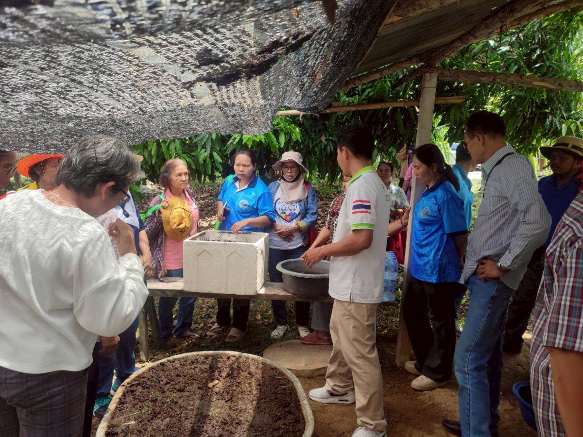 โครงการฝึกอบรมและศึกษาดูงานเกษตรยั่งยืนปลอดภัยไร้สารพิษและเกษตรผสมผสาน 