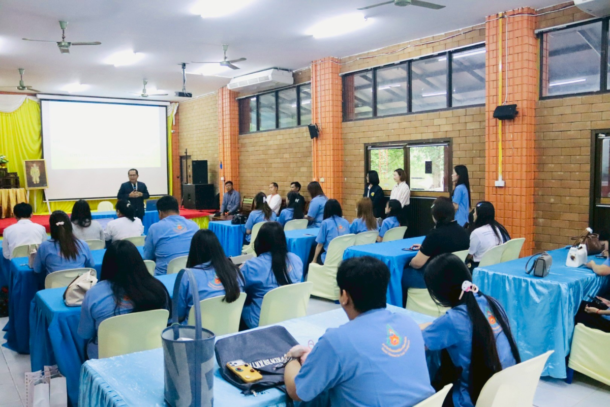 ต้อนรับคณะศึกษาดูงานจากคณาจารย์และนักศึกษา คณะมนุษยศาสตร์และสังคมศาสตร์ มหาวิทยาลัยราชภัฏมหาสารคาม