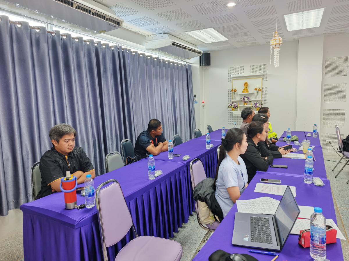 เข้าร่วมรับฟังการนำเสนอผลงานของโรงพยาบาลวังน้ำเขียว ในการประกวดทีมผู้ก่อการดี ป้องกันการจมน้ำ (MERIT MAKER Plus) ระดับประเทศ รอบตัดสินระดับประเทศ ประจำปีพ.ศ.2569 
