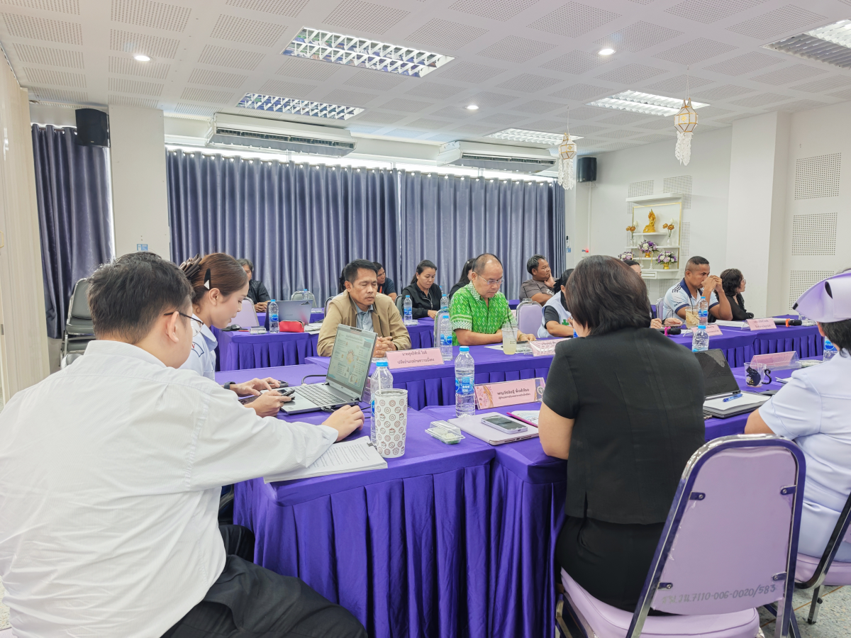 เข้าร่วมรับฟังการนำเสนอผลงานของโรงพยาบาลวังน้ำเขียว ในการประกวดทีมผู้ก่อการดี ป้องกันการจมน้ำ (MERIT MAKER Plus) ระดับประเทศ รอบตัดสินระดับประเทศ ประจำปีพ.ศ.2569 