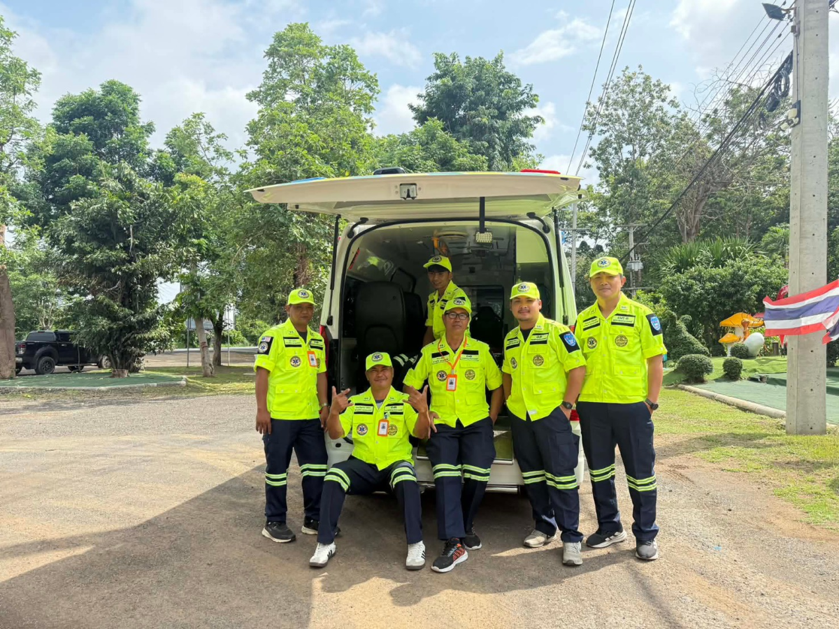 รถกู้ชีพ อบต.อุดมทรัพย์ เตรียมพร้อมช่วยเหลือประชาชน ในพื้นที่ ตลอด 24 ชั่วโมง