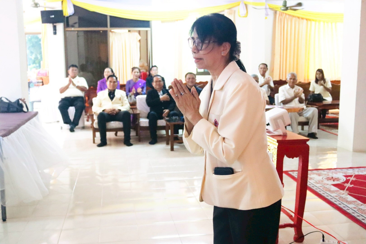 ต้อนรับคณะศึกษาดูงานจากโรงเรียนผู้สูงอายุ องค์การบริหารส่วนตำบลโพนงาม อ.บุณฑริก จ.อุบลราชธานี 
