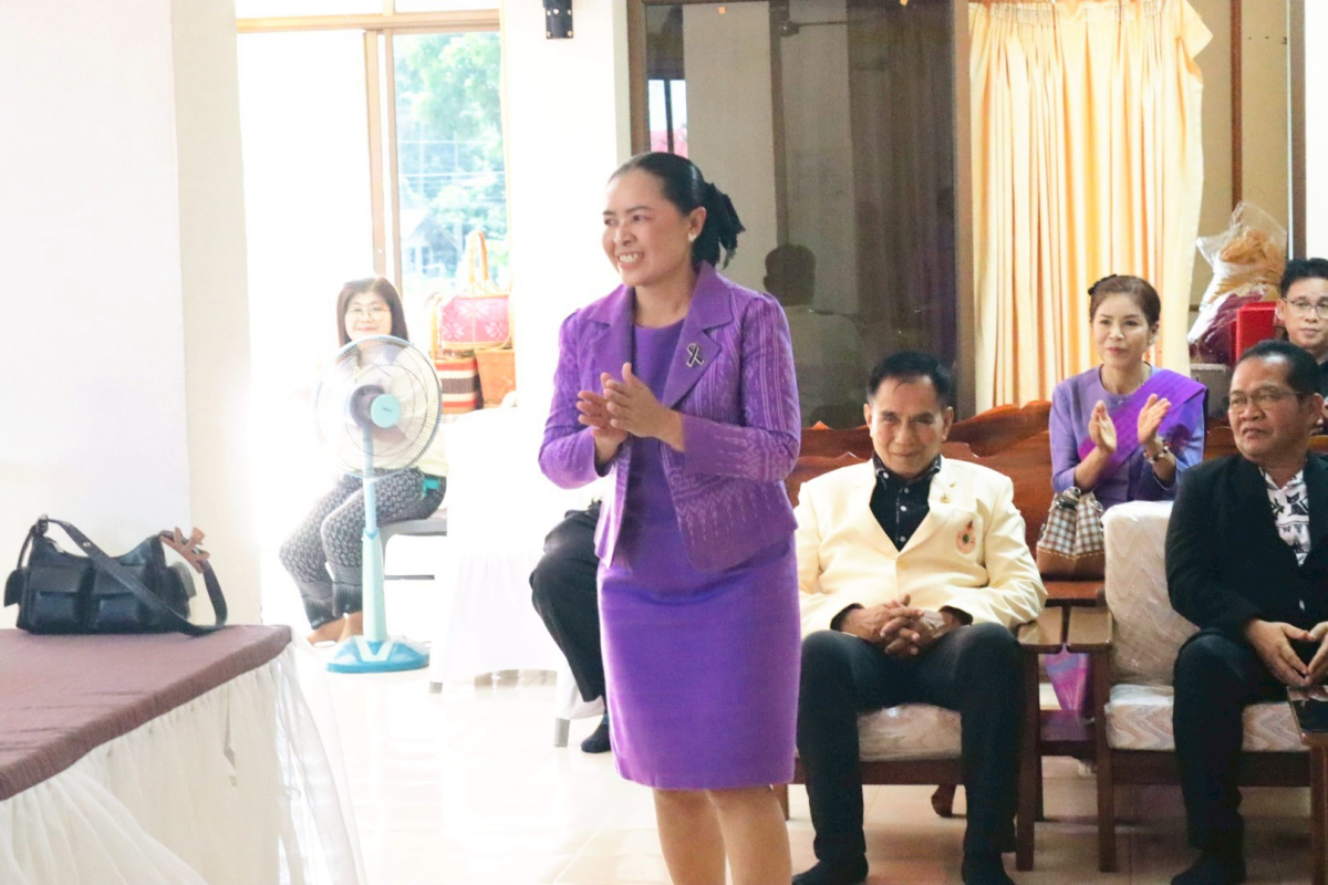 ต้อนรับคณะศึกษาดูงานจากโรงเรียนผู้สูงอายุ องค์การบริหารส่วนตำบลโพนงาม อ.บุณฑริก จ.อุบลราชธานี 