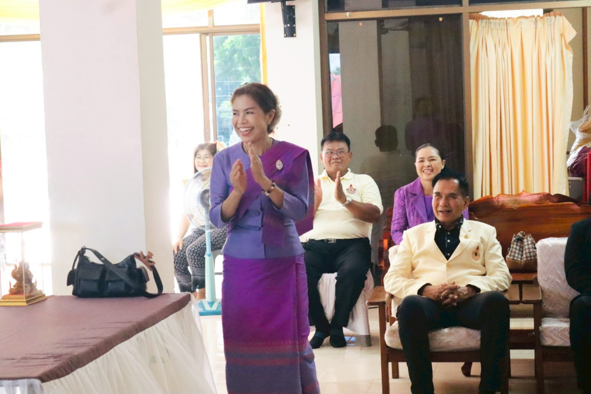 ต้อนรับคณะศึกษาดูงานจากโรงเรียนผู้สูงอายุ องค์การบริหารส่วนตำบลโพนงาม อ.บุณฑริก จ.อุบลราชธานี 