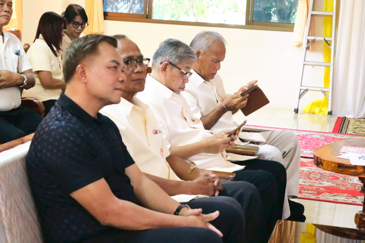 ต้อนรับคณะศึกษาดูงานจากโรงเรียนผู้สูงอายุ องค์การบริหารส่วนตำบลโพนงาม อ.บุณฑริก จ.อุบลราชธานี 