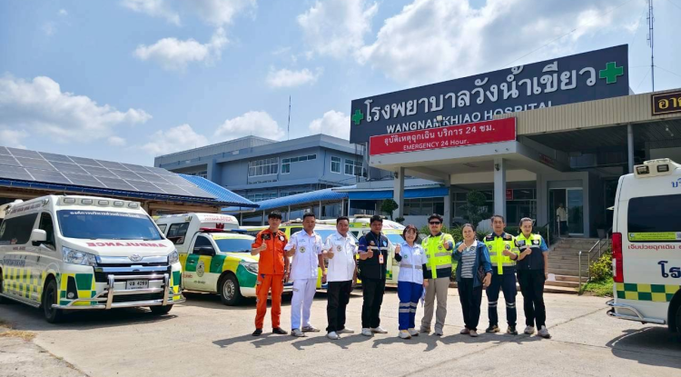  กู้ภัย อบต.อุดมทรัพย์ เข้ารับการตรวจมาตรฐานรถปฏิบัติการการแพทย์ฉุกเฉิน (Emergency Medical Services: EMS Ambulance)