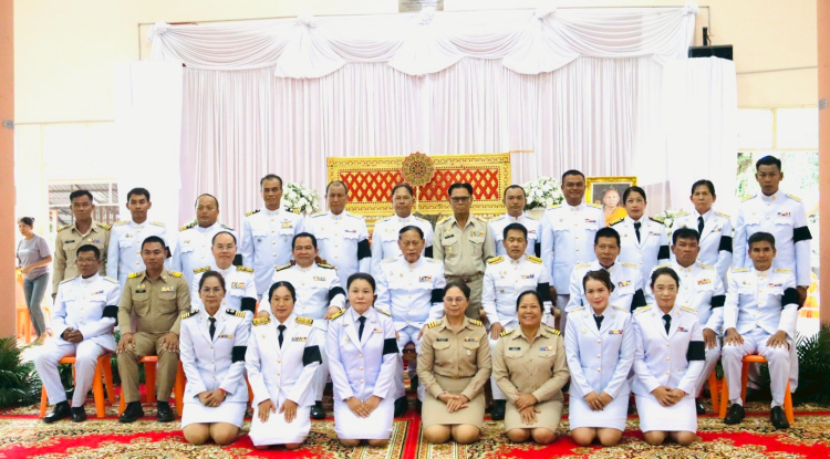 ร่วมพิธีพระราชทานน้ำหลวงสรงศพพระครูเกษมศาสนกิจ (สาน เขมวีโร) และร่วมฟังสวดอภิธรรม 