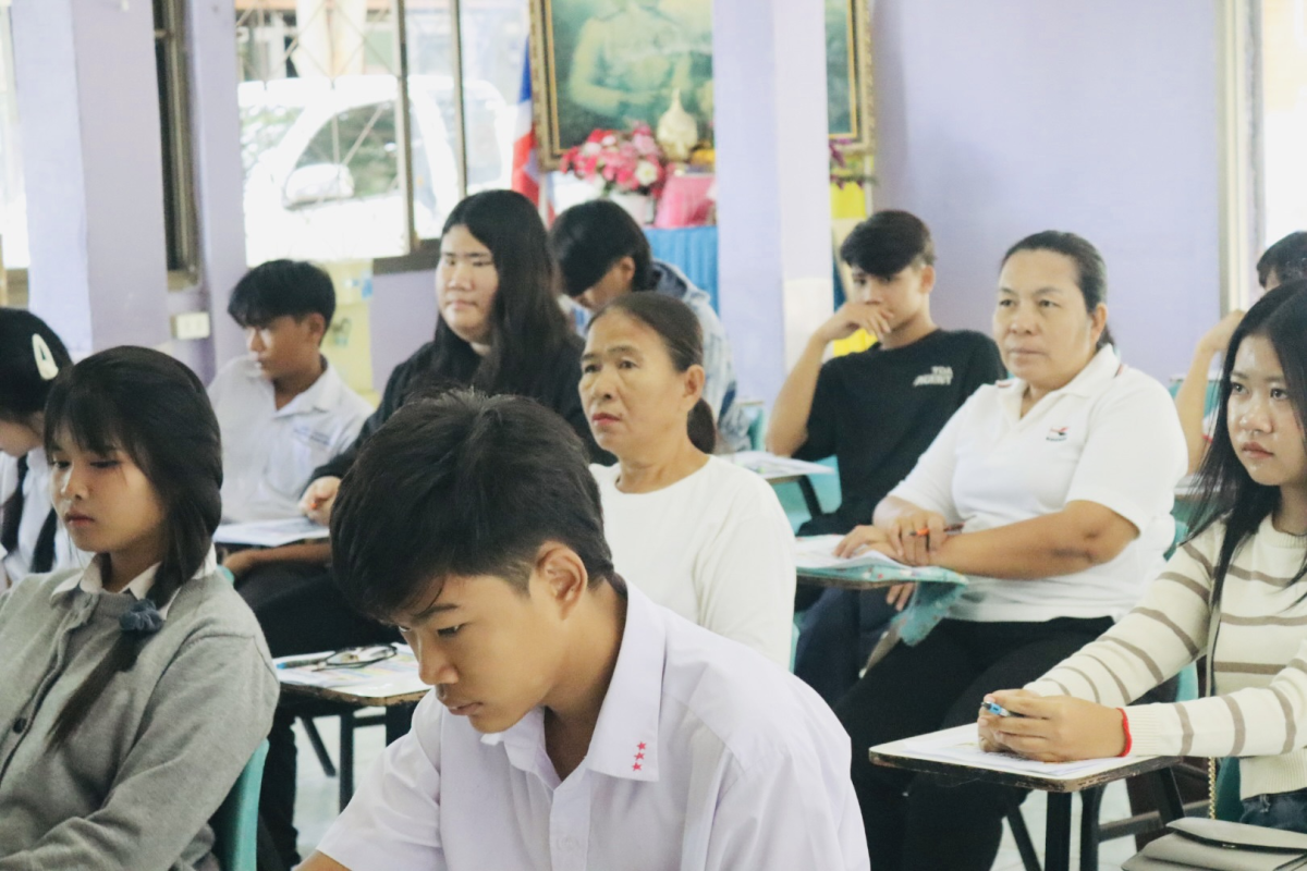 โครงการส่งเสริมศักยภาพผู้เรียนด้านภาษาไทย ให้แก่นักศึกษาศูนย์ส่งเสริมการเรียนรู้ระดับอำเภอวังน้ำเขียว 