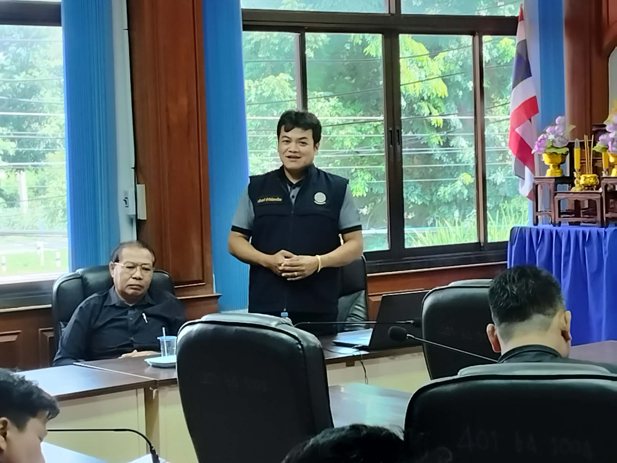 ประชุมการบริหารจัดการน้ำและถนนเลียบคลองลำเชียงสา