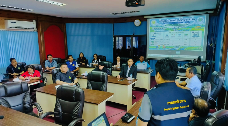 ประชุมการบริหารจัดการน้ำและถนนเลียบคลองลำเชียงสา