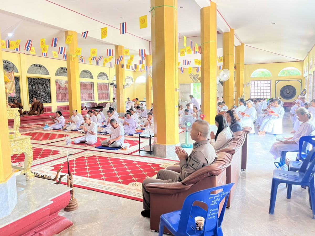 โครงการปฏิบัติธรรมอุโบสถศีลสัญจรตำบลอุดมทรัพย์ ประจำปี 2569