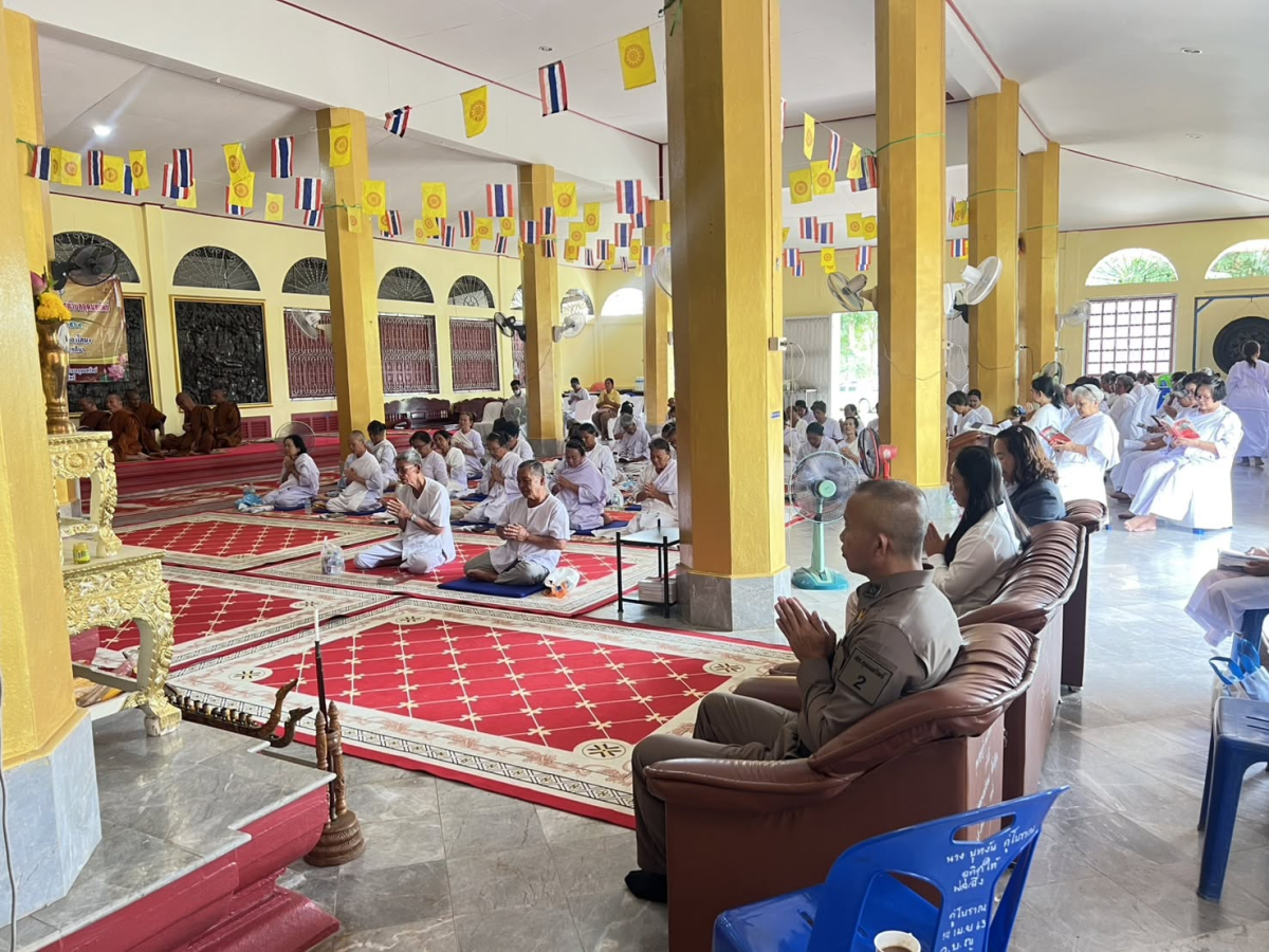 โครงการปฏิบัติธรรมอุโบสถศีลสัญจรตำบลอุดมทรัพย์ ประจำปี 2569